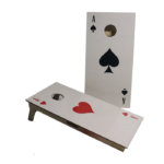 Cornhole žaidimo komplektas Tūzai su 1 lenta ir 8 profesionaliais maišeliais