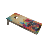 Cornhole žaidimo lenta Kaukolė – profesionali 122x61 cm lenta